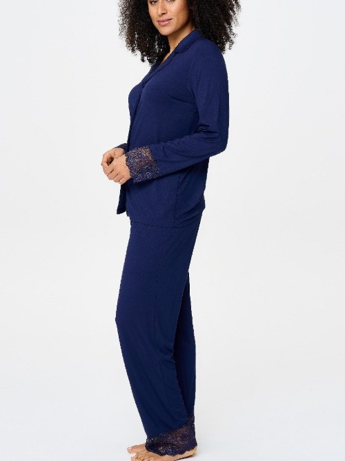 LingaDore Nacht 8618 grau pyjama