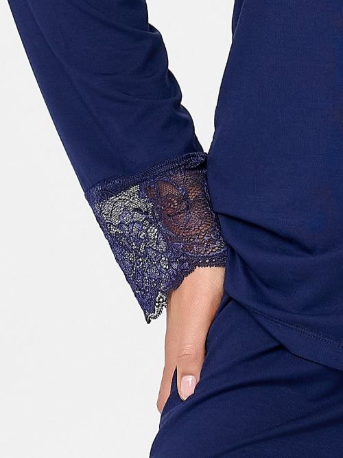 LingaDore Nacht 8618 grau pyjama