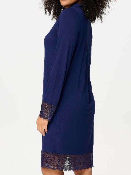 LingaDore Nacht 8619 grau nachtkleid