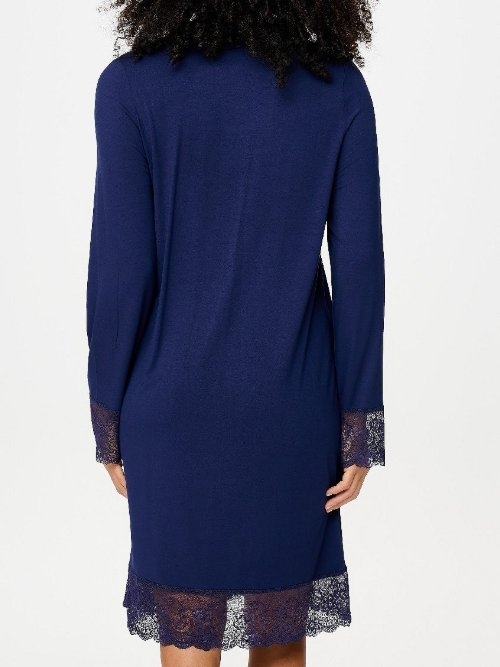 LingaDore Nacht 8619 grau nachtkleid