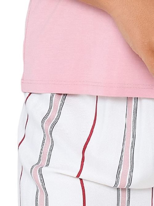 LingaDore Nacht 8417 rosa/print pyjama