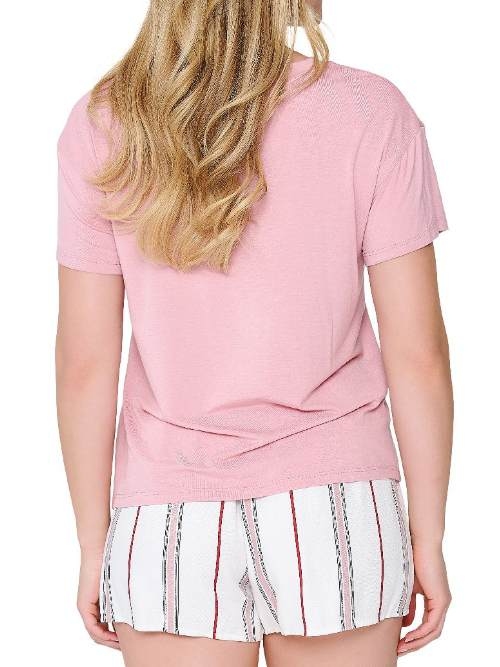 LingaDore Nacht 8418 rosa/print shortama