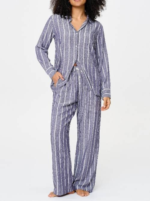 LingaDore Nacht 8601 grau pyjama