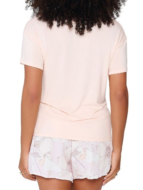 LingaDore Nacht 8408 aprikosen/print shortama