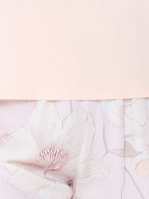 LingaDore Nacht 8408 aprikosen/print shortama