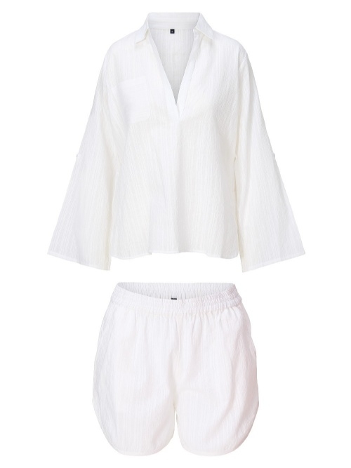 LingaDore Nacht 8409 weiß shortama