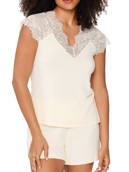 LingaDore Nacht 8401 elfenbein shortama