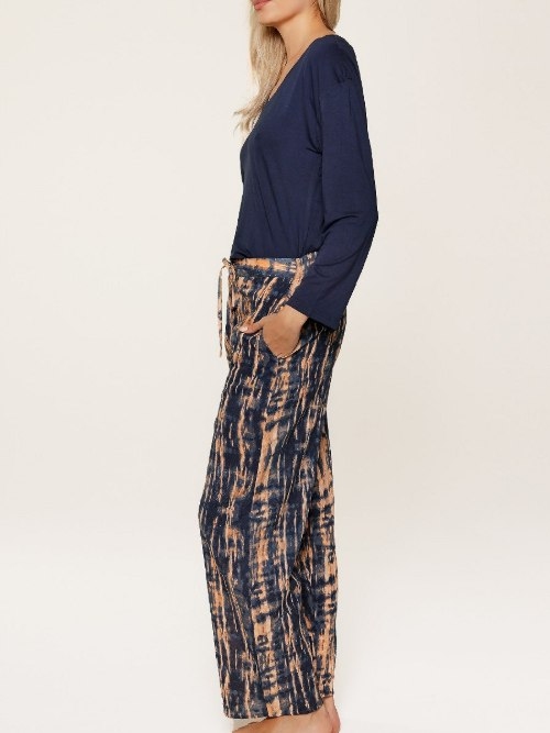 LingaDore Nacht 8105 dark denim pyjama