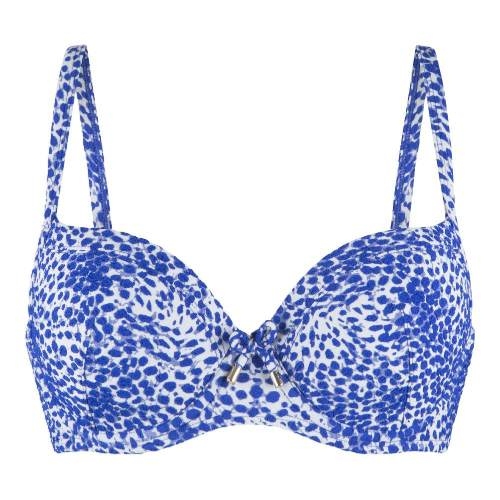 LingaDore Strand 7709 weiß/blau gemoldefer bikini bh