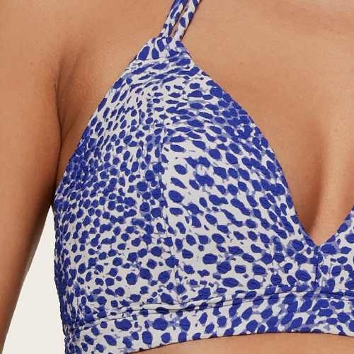 LingaDore Strand 7709 weiß/blau gemoldefer bikini bh
