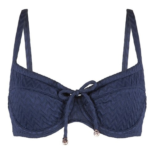 LingaDore Strand 7710 dark blue unwattierter bikini bh