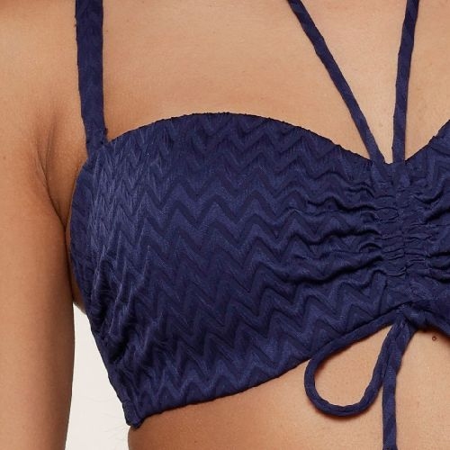 LingaDore Strand 7710 dark blue gemoldefer bikini bh