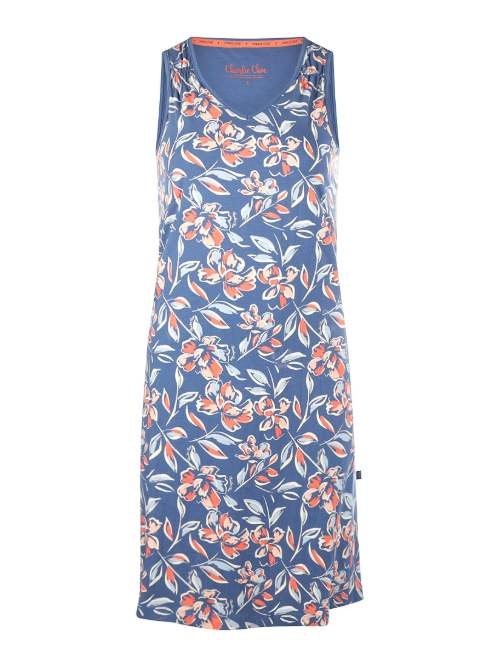 Charlie Choe Retro nights marine nachtkleid