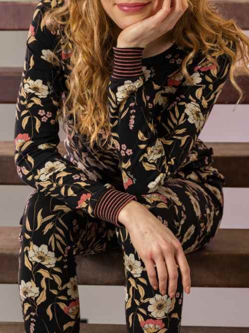 Charlie Choe Nightfall schwarz pyjamahose