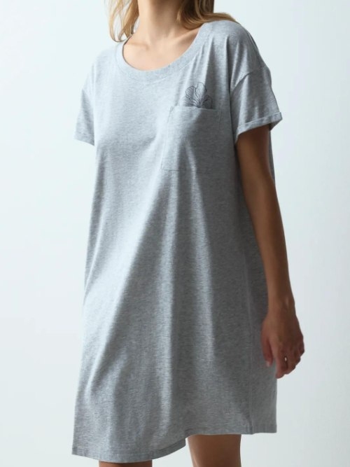 Triumph Nightdresses dunkelgrau melange nachtkleid