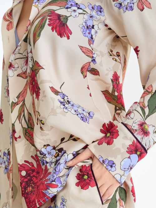 Lisca Nachtmode Tamara flower garden bluse