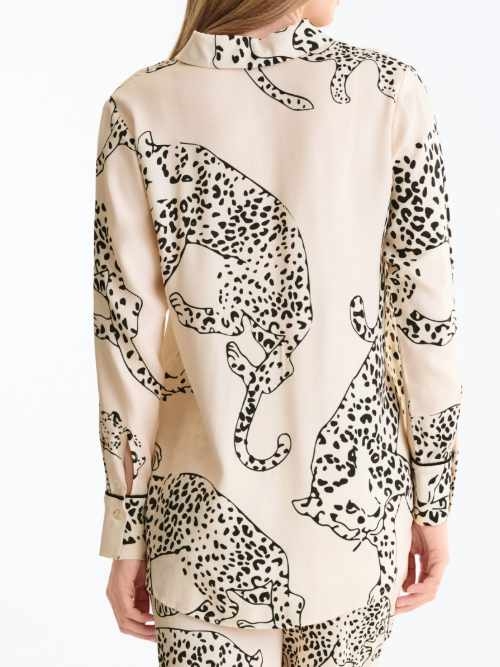 Lisca Nachtmode Tamara leopard spots bluse