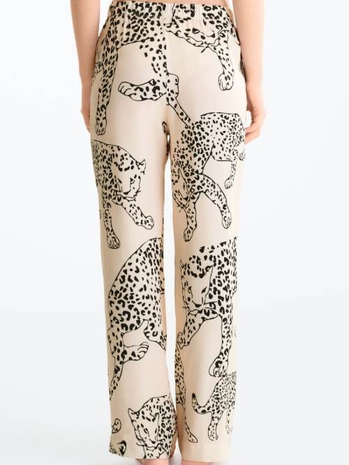 Lisca Nachtmode Tamara leopard spots pyjamahose