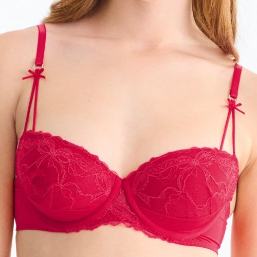 Lisca Sugarlace cherry crimson vorgeformter bh