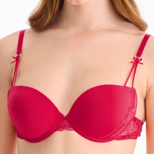 Lisca Sugarlace cherry crimson push up bh