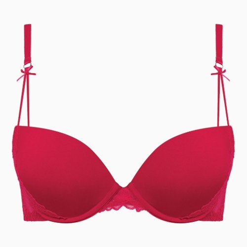 Lisca Sugarlace cherry crimson push up bh