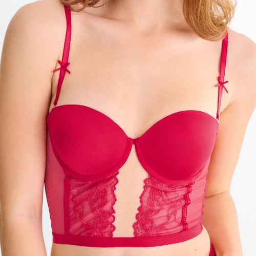 Lisca Sugarlace cherry crimson vorgeformter bh