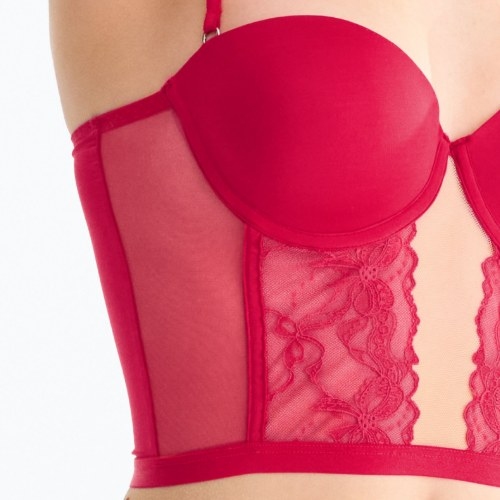 Lisca Sugarlace cherry crimson vorgeformter bh