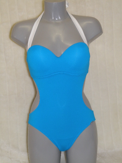 Sapph Bademode sample Kwaikiki Island blau/weiß monokini