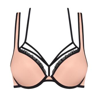MARLIES DEKKERS MERINGUE Black & Pale Push- up bh