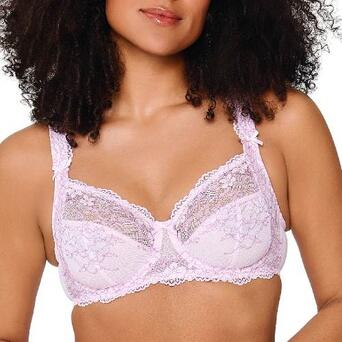 LingaDore DAILY Full Coverage BH - Plus Size Barely Pink