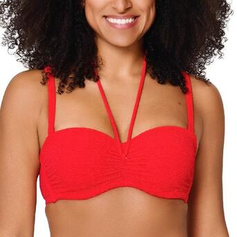 LingaDore Beach Balconette Bikini Top Venere Red