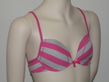 Boobs & Bloomers Summer Stripes pink/grau mädchen-bh