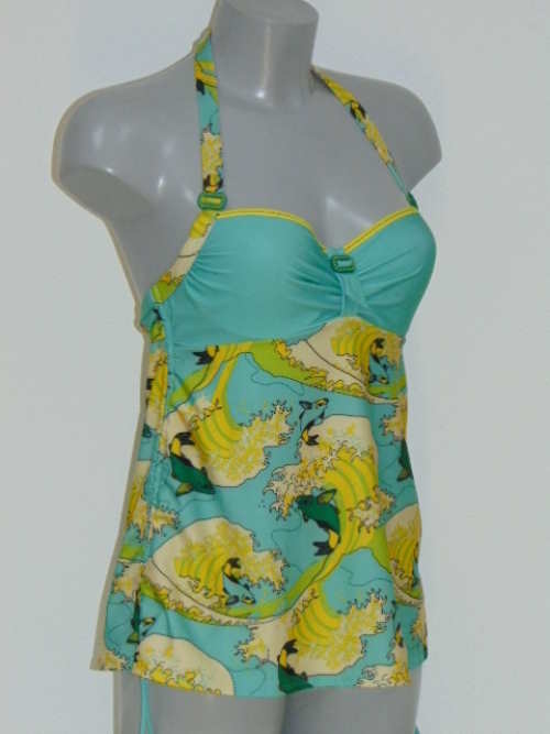 Marlies Dekkers Bademode Ojiya grün tankini top Marlies Dekkers Bademode Ojiya grün tankini top