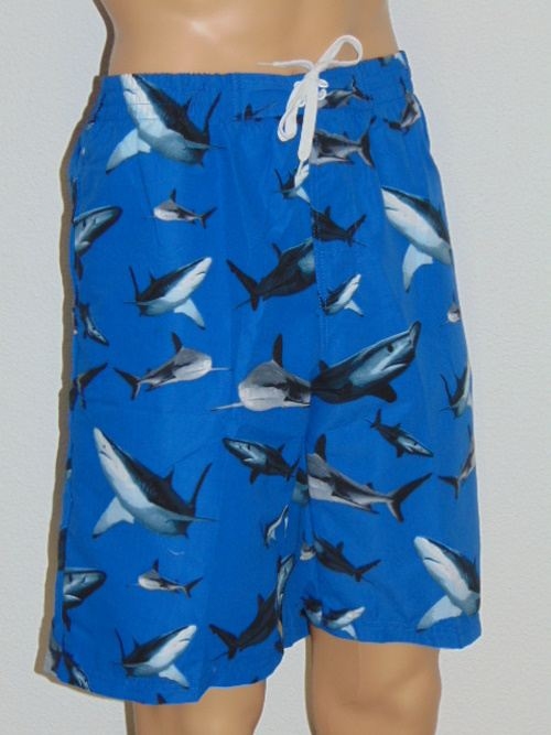 Schiwi-Männer Shark blau/print badehose Schiwi-Männer Shark blau/print badehose