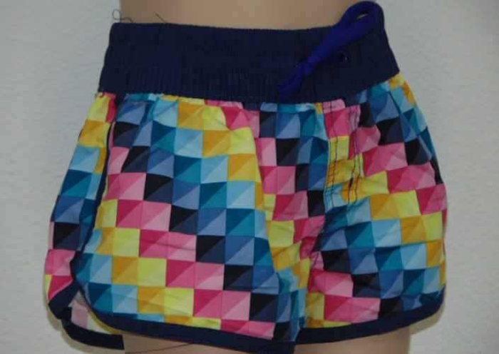 Shiwi Triangle pink/blau strand short Shiwi Triangle pink/blau strand short
