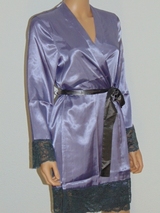 Super Sexy von Sapph Satijn lila kimono
