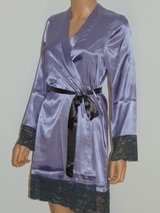 Super Sexy von Sapph Satijn lila kimono