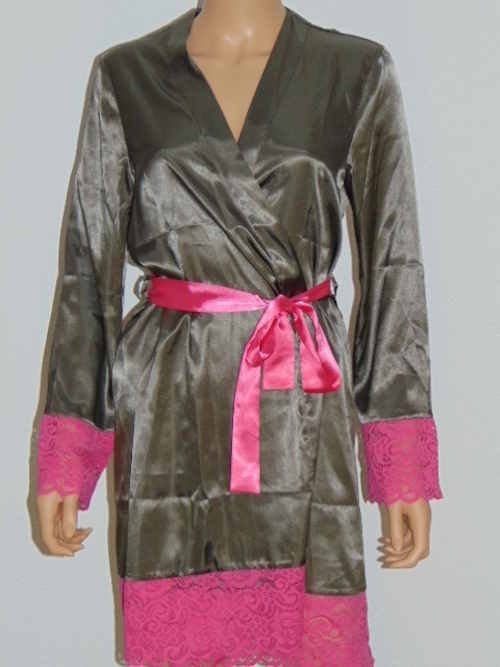 Sapph Sahara grau/pink kimono
