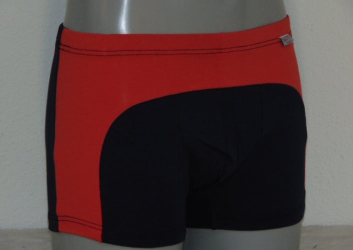 Natman Basic navy-blau/rot boxershort Natman Basic navy-blau/rot boxershort