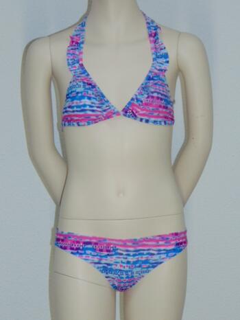 BOOBS & BLOOMERS BEACH CHANOUK Blauw/Roze bikini