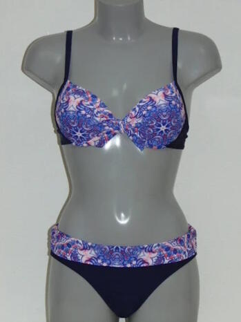 NICKEY NOBEL GEMMA Blue/Print Voorgevormde bikini