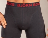 Björn Borg Basic navy-blau/rot boxer short