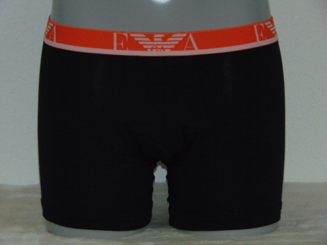 Armani Männer Piccolo schwarz/orange boxershort Armani Männer Piccolo schwarz/orange boxershort