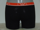 Armani Piccolo schwarz/orange boxer short