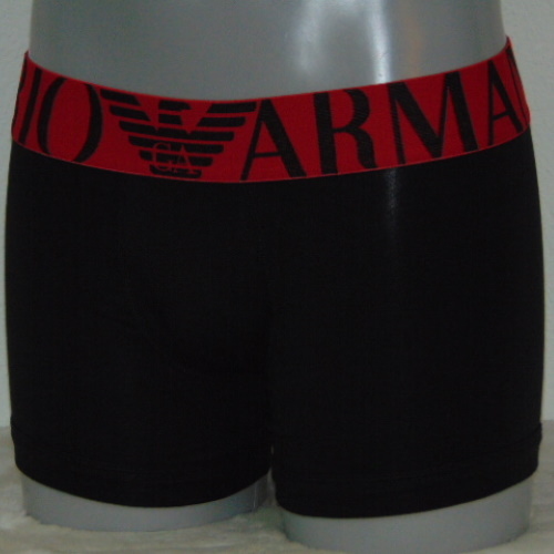 Armani Superiore schwarz/rot boxer short