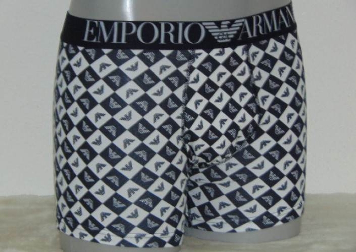Armani Männer Irriconoscibile schwarz/weiß boxershort Armani Männer Irriconoscibile schwarz/weiß boxershort