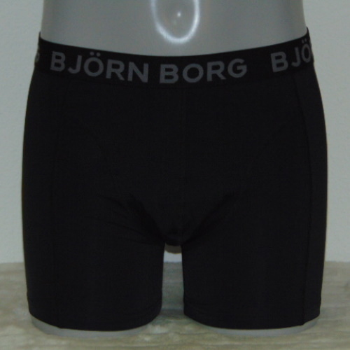 Björn Borg Basic schwarz/grau micro boxershort