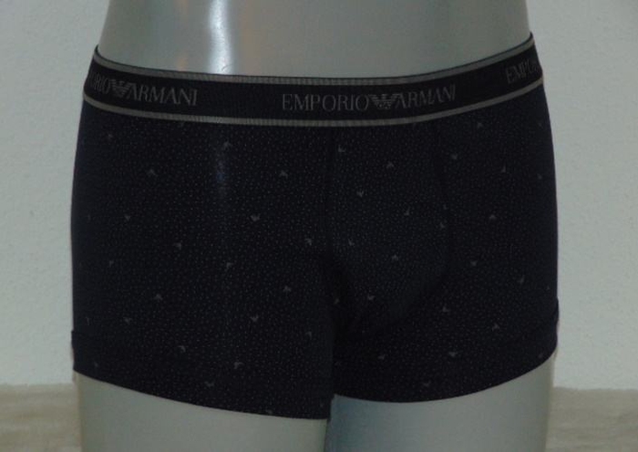Armani Männer Trunk navy-blau/print boxershort Armani Männer Trunk navy-blau/print boxershort