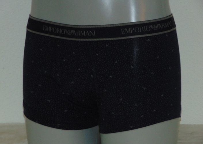 Armani Männer Trunk navy-blau/print boxershort Armani Männer Trunk navy-blau/print boxershort