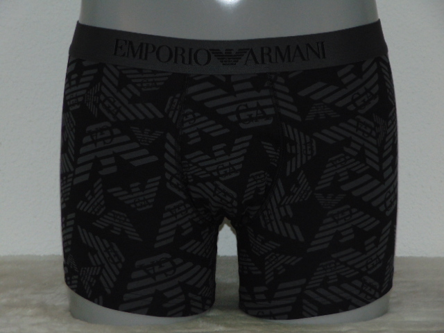 Armani Männer Superiore grau/print boxershort Armani Männer Superiore grau/print boxershort
